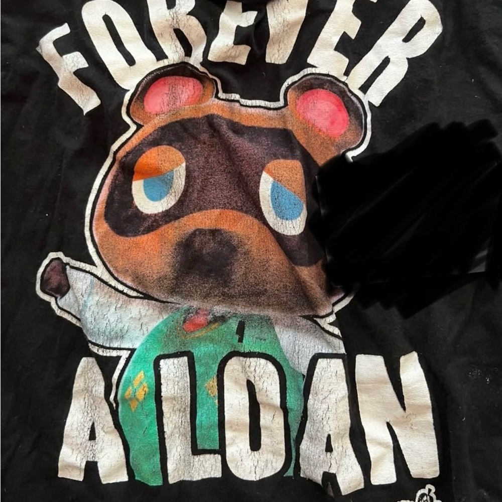 Women’s t shirt short sleeve, animal crossing, lightly used, $10
